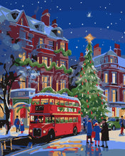 Afbeelding in Gallery-weergave laden, Schilderen op Nummer - Kerststraat in Londen