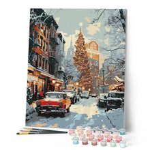 Afbeelding in Gallery-weergave laden, Schilderen op Nummer - Winterstraat in New York