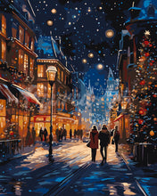 Afbeelding in Gallery-weergave laden, Schilderen op Nummer - Sterrenrijke Kerstwandeling