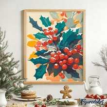 Afbeelding in Gallery-weergave laden, Schilderen op Nummer - Besneeuwde Hulst