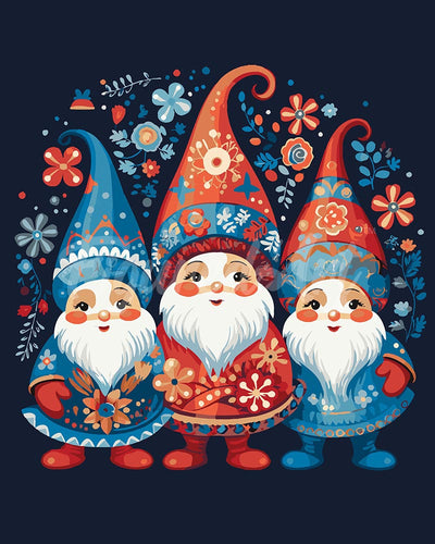 Schilderen op Nummer - Kaboutertrio