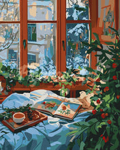 Afbeelding in Gallery-weergave laden, Schilderen op Nummer - Knusse Winter in Bed