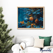 Afbeelding in Gallery-weergave laden, Schilderen op Nummer - Blauwe Spar en Ballen