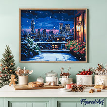 Afbeelding in Gallery-weergave laden, Schilderen op Nummer - Winterbalkon