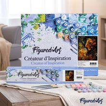 Afbeelding in Gallery-weergave laden, Schilderen op Nummer - Dame met gouden loof