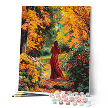 Afbeelding in Gallery-weergave laden, Schilderen op Nummer - Dame in rood