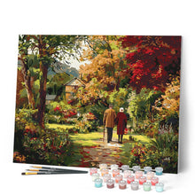 Afbeelding in Gallery-weergave laden, Schilderen op Nummer - Eeuwige liefde in de herfst