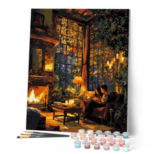 Afbeelding in Gallery-weergave laden, Schilderen op Nummer - Gezellige herfstavond