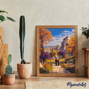 Schilderen op Nummer - Romantische herfst in Cappadocië