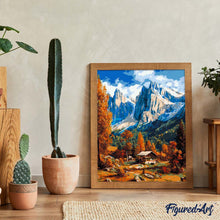Afbeelding in Gallery-weergave laden, Schilderen op Nummer - Herfst in de Dolomieten