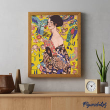 Afbeelding in Gallery-weergave laden, Schilderen op Nummer - Dame met waaier - Klimt