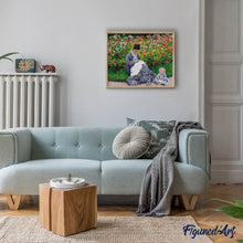 Afbeelding in Gallery-weergave laden, Schilderen op Nummer - Camille Monet en een kind in de tuin van de kunstenaar in Argenteuil - Monet