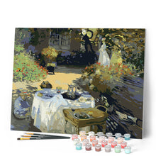 Afbeelding in Gallery-weergave laden, Schilderen op Nummer - Het ontbijt in de tuin - Monet