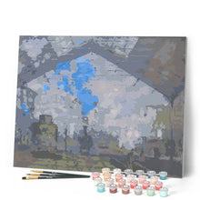 Afbeelding in Gallery-weergave laden, Schilderen op Nummer - Het treinstation Saint-Lazare - Monet