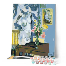 Afbeelding in Gallery-weergave laden, Schilderen op Nummer - Gipsen torso met bloemenboeket - Matisse