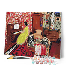 Afbeelding in Gallery-weergave laden, Schilderen op Nummer - De pianist en de damspelers - Matisse