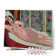 Afbeelding in Gallery-weergave laden, Schilderen op Nummer - Naakt op de chaise longue - Matisse