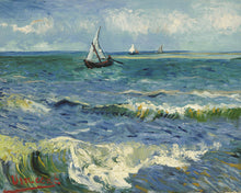 Afbeelding in Gallery-weergave laden, Schilderen op Nummer - Zeegezicht bij Les Saintes-Maries-de-la-Mer - Van Gogh