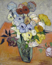 Afbeelding in Gallery-weergave laden, Schilderen op Nummer - Stilleven: vaas met rozen en anemonen - Van Gogh