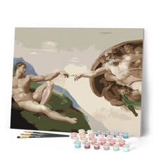 Afbeelding in Gallery-weergave laden, Schilderen op Nummer - De schepping van Adam - Michelangelo