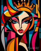 Afbeelding in Gallery-weergave laden, Schilderen op Nummer - Gedurfd Abstract Koningin