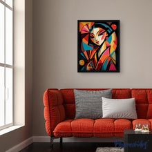 Afbeelding in Gallery-weergave laden, Schilderen op Nummer - Gedurfd Abstract Geisha