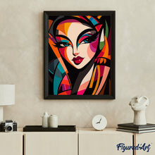 Afbeelding in Gallery-weergave laden, Schilderen op Nummer - Gedurfd Abstract Dame