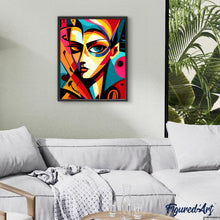 Afbeelding in Gallery-weergave laden, Schilderen op Nummer - Gedurfd Abstract Portret