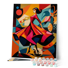 Afbeelding in Gallery-weergave laden, Schilderen op Nummer - Gedurfd Abstract Supermodel