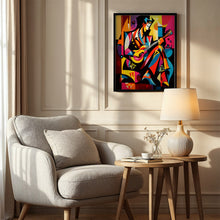 Afbeelding in Gallery-weergave laden, Schilderen op Nummer - Gedurfd Abstract Gitarist
