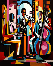 Afbeelding in Gallery-weergave laden, Schilderen op Nummer - Gedurfd Abstract Jazzband