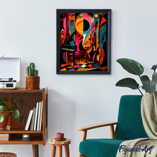 Afbeelding in Gallery-weergave laden, Schilderen op Nummer - Gedurfd Abstract Jazzclub
