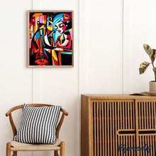 Afbeelding in Gallery-weergave laden, Schilderen op Nummer - Gedurfd Abstract Jazzzanger(es)