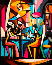 Afbeelding in Gallery-weergave laden, Schilderen op Nummer - Gedurfd Abstract Jazzbar