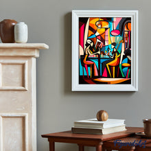 Afbeelding in Gallery-weergave laden, Schilderen op Nummer - Gedurfd Abstract Jazzbar
