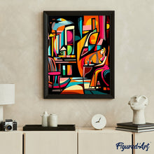 Afbeelding in Gallery-weergave laden, Schilderen op Nummer - Gedurfd Abstract Café
