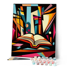 Afbeelding in Gallery-weergave laden, Schilderen op Nummer - Gedurfd Abstract Bibliotheek