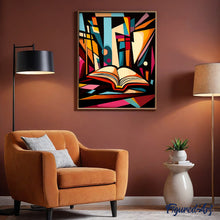 Afbeelding in Gallery-weergave laden, Schilderen op Nummer - Gedurfd Abstract Bibliotheek
