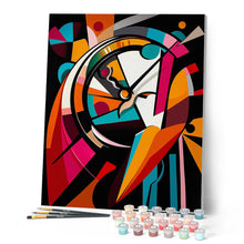Afbeelding in Gallery-weergave laden, Schilderen op Nummer - Gedurfd Abstract Tijdwiel