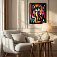 Afbeelding in Gallery-weergave laden, Schilderen op Nummer - Gedurfd Abstract Kat