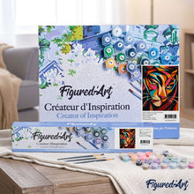 Afbeelding in Gallery-weergave laden, Schilderen op Nummer - Gedurfd Abstract Tijger 2