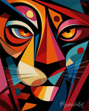 Afbeelding in Gallery-weergave laden, Schilderen op Nummer - Gedurfd Abstract Tijger 3