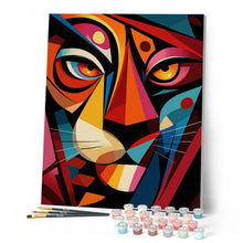 Afbeelding in Gallery-weergave laden, Schilderen op Nummer - Gedurfd Abstract Tijger 3