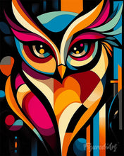 Afbeelding in Gallery-weergave laden, Schilderen op Nummer - Gedurfd Abstract Uil