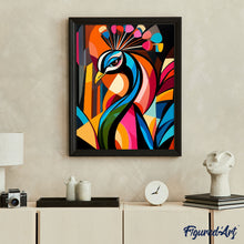 Afbeelding in Gallery-weergave laden, Schilderen op Nummer - Gedurfd Abstract Pauw 1