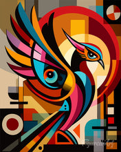 Afbeelding in Gallery-weergave laden, Schilderen op Nummer - Gedurfd Abstract Feniks