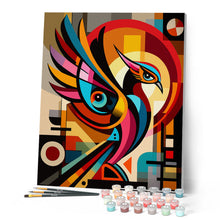Afbeelding in Gallery-weergave laden, Schilderen op Nummer - Gedurfd Abstract Feniks