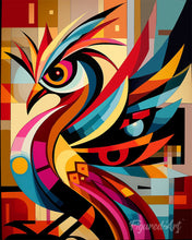 Afbeelding in Gallery-weergave laden, Schilderen op Nummer - Gedurfd Abstract Vogel