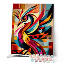 Afbeelding in Gallery-weergave laden, Schilderen op Nummer - Gedurfd Abstract Vogel