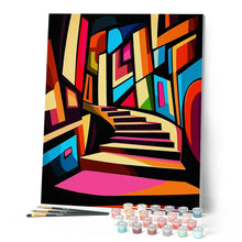 Afbeelding in Gallery-weergave laden, Schilderen op Nummer - Gedurfd Abstract Trap